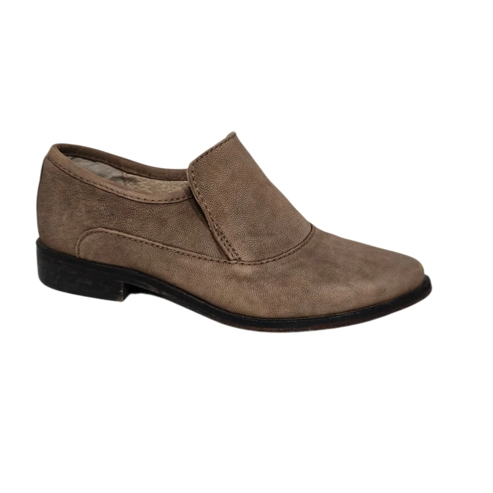 Free People Brown Western Oxford Loafers 7